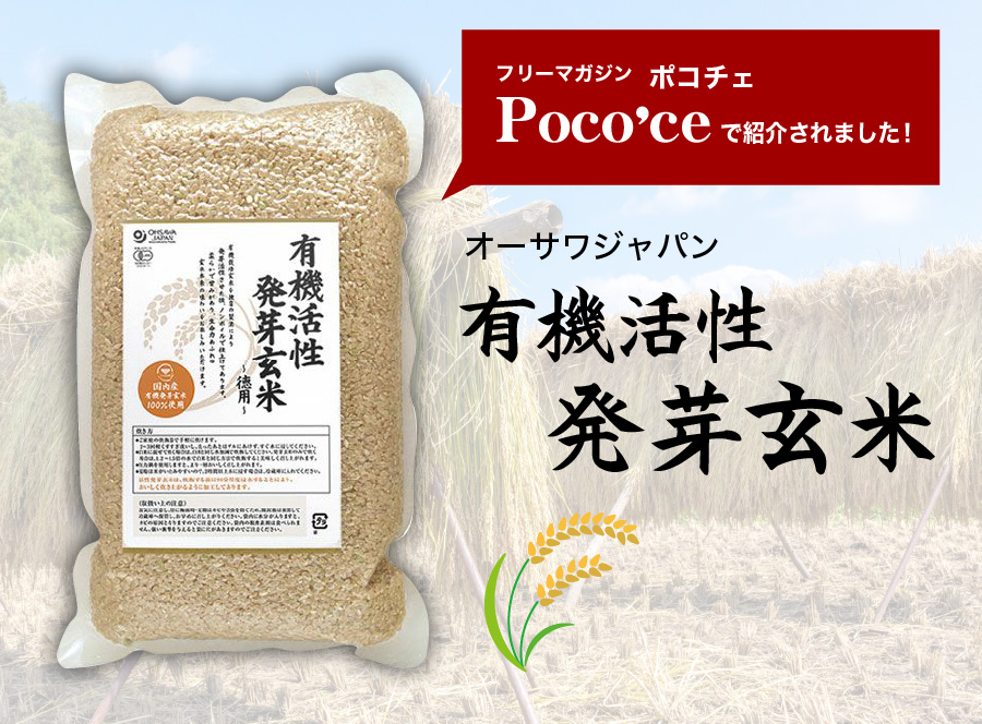 オーサワジャパンの有機活性発芽玄米