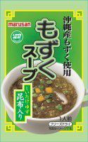 しいたけ・ゆず・根昆布が入ってプラス1.8kcalで11kcal。【フリーズドライ・もずくスープ】×10個入