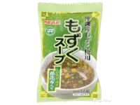 しいたけ・ゆず・根昆布が入ってプラス1.8kcalで11kcal。【フリーズドライ・もずくスープ】×10個入