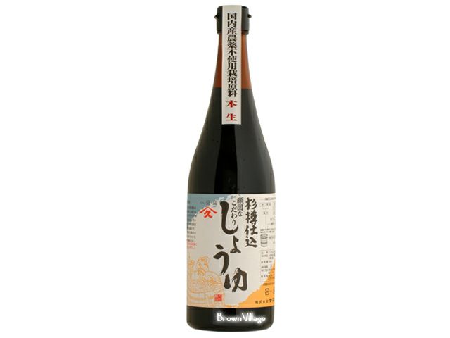 「うちのお醤油はこれ一筋」という頑固なお客様が多いお醤油です【頑固“本生”濃口醤油720ml】