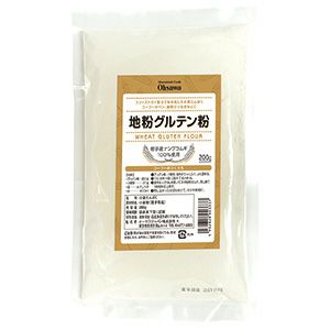【地粉（じごな）グルテン粉　（200g）】 オーサワジャパンの小麦粉