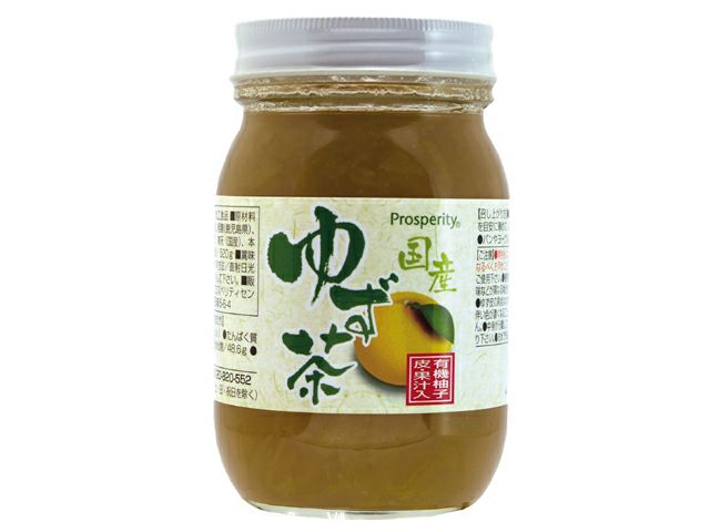 【国産ゆず茶 520g】 オーサワジャパンの飲料