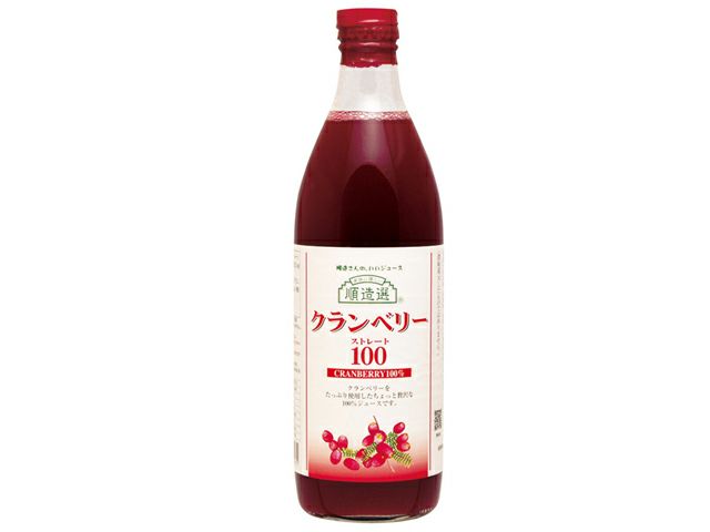 【クランベリー100（ストレート） 500ml】 オーサワジャパンの機能性食品