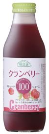 【クランベリー100（ストレート） 500ml】 オーサワジャパンの機能性食品