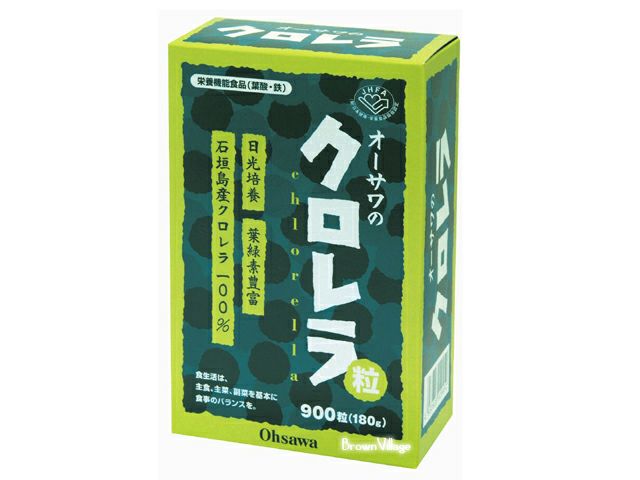 【オーサワのクロレラ粒（石垣島産）900粒】 オーサワジャパンの機能性食品