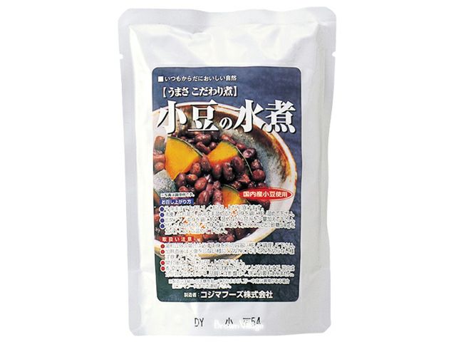 小豆の水煮（コジマ・230g）の通販【自然食品通販店ブラウンビレッジ】