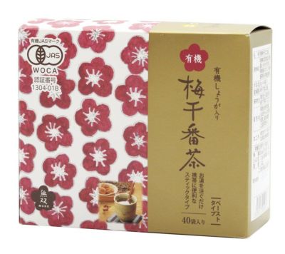 有機梅干番茶 スティック 8g×40包（ムソー）