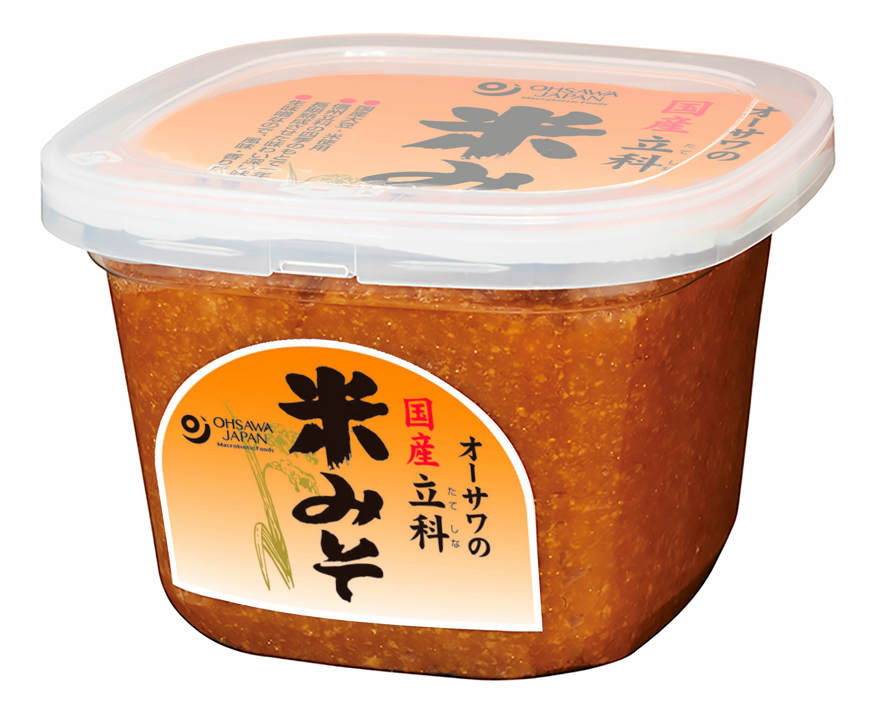 オーサワの国産立科米みそ 650g
