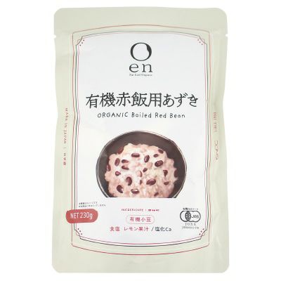 【オーガニック赤飯用あずき】　自宅で簡単おいしい赤飯×6缶