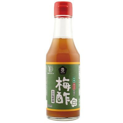 ムソー【有機梅酢＜白＞200ml】　梅とシソの風味豊かな万能調味料