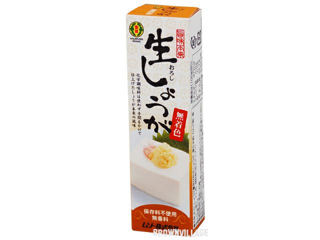 【（ムソー）旨味本来生しょうがチューブ40g】 優れた辛味、あざやかな色調