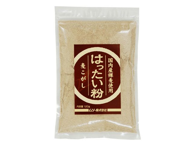 国内産裸麦使用・はったい粉（ムソー）120g