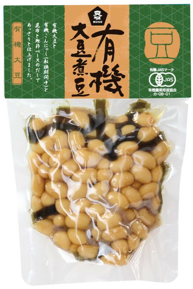 【有機大豆煮豆 (ムソー・145g)】