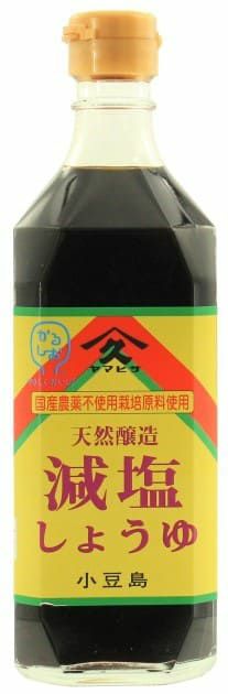 【ヤマヒサ　減塩醤油 500ml】 （小豆島産）　食塩含有量は普通醤油の50％以下