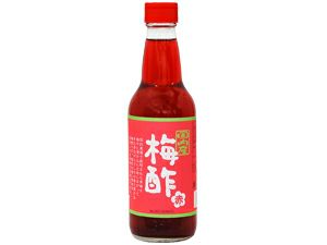 国内産・梅酢〈赤〉360ml　（無双本舗）