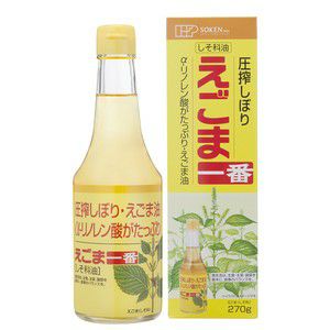 人気商品！ 【えごま一番（しそ科油） 270g】（オメガ3皮脂酸α-リノレン酸が簡単に摂れる）創健社