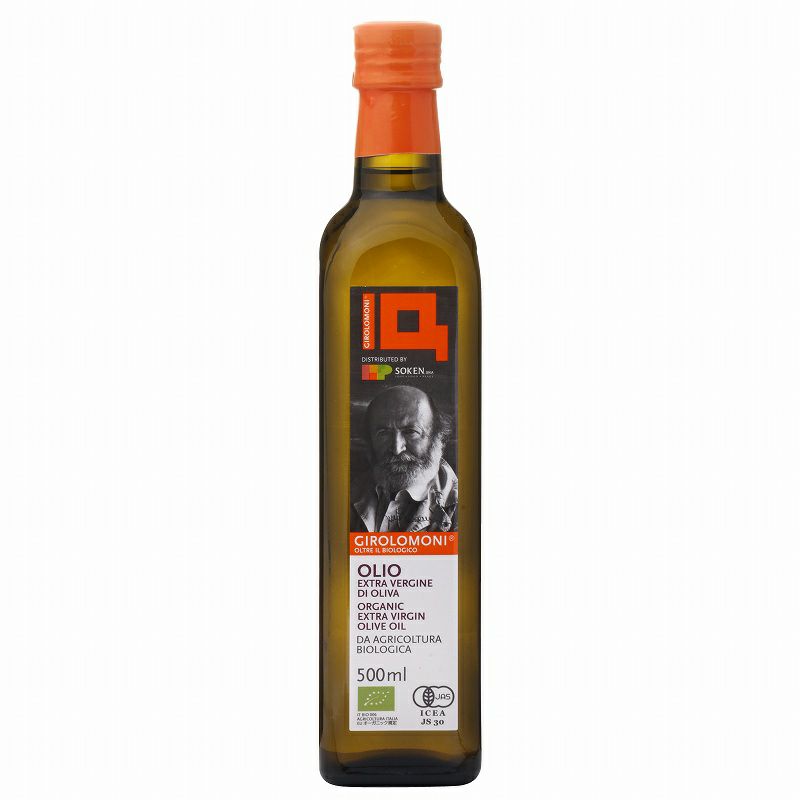 【ジロロモーニ　有機エキストラヴァージン オリーブオイル 500ml】（創健社）