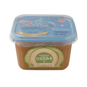 ひえのみそクリーミー 500g（マルカ味噌）＜大豆、小麦、米アレルギーの人向けの味噌調味料＞