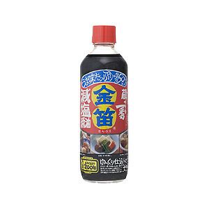 金笛　減塩醤油 600ml（笛木醤油）