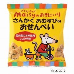 【まとめ買い　5袋パック】★メイシーちゃんのおきにいり★　さんかくおむすびのおせんべい　35g（創健社：Q5）×5袋パック