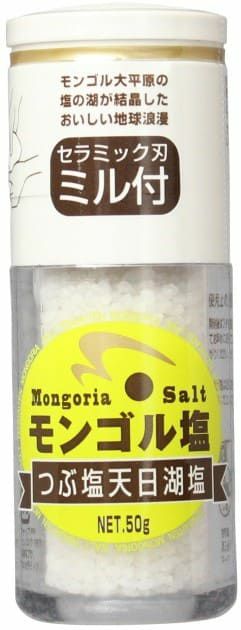 モンゴル塩 60ｇ ミル付き （木曽路物産）