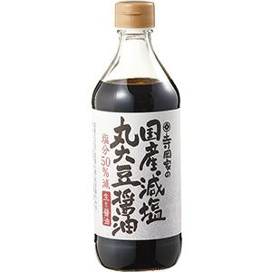 【寺岡家の国産減塩 丸大豆醤油 480ml】（寺岡有機醸造）