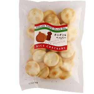 ライスクラッカー　オニオン＆ペッパー 80g（味泉）