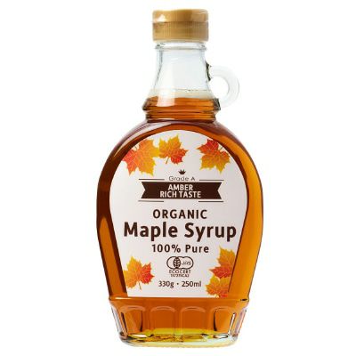 【むそう オーガニックメープルシロップ  330g】100％PUREの優しい甘味料