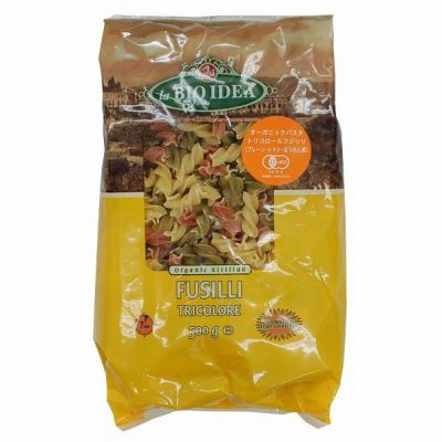 ムソー オーガニックパスタ･トリコロールフジッリ 500g