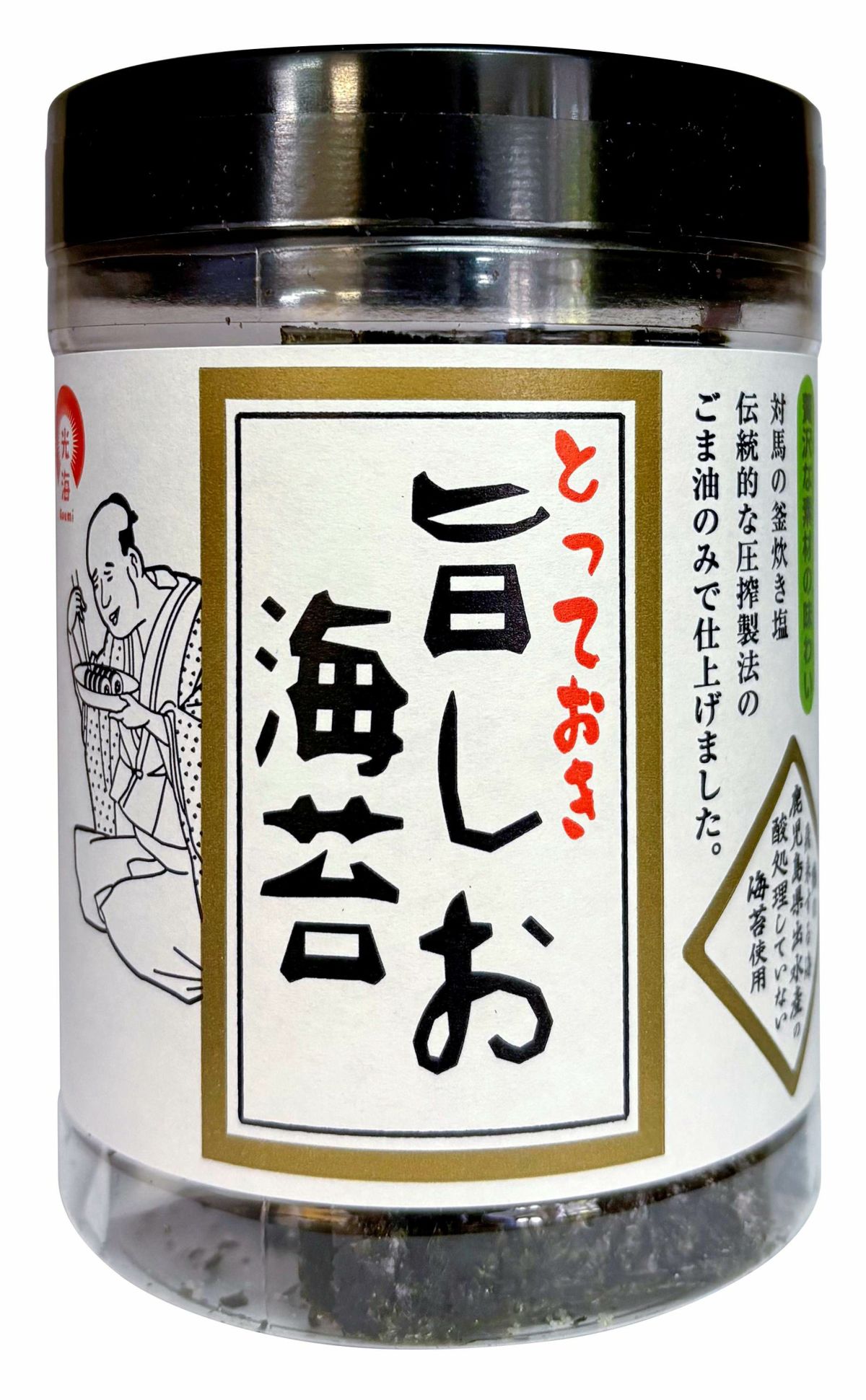 【旨しお海苔 10切40枚（板のり4枚）】味付け韓国風のりです。