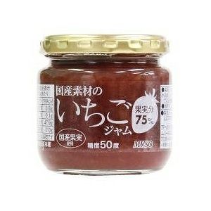 【ムソー 国産素材のいちごジャム 200ｇ】無添加・自然のジャムを食卓に