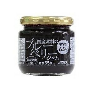 【ムソー 国産素材のブルーベリージャム 200ｇ】無添加・自然のジャムを食卓に