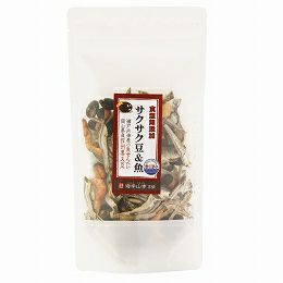 素朴な味がいい！【サクサク豆＆魚 60g】（創健社）