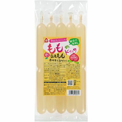 ☆夏季限定商品☆【サンコー もものドリンク 90ml×5本入り 】