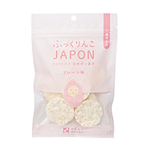 赤ちゃんから食べられる白米ポン菓子 ふっくりんこｊａｐｏｎ 白米プレーン 澤田米穀店 自然食品通販店 マクロビオティック 無添加食品 ブラウンビレッジ