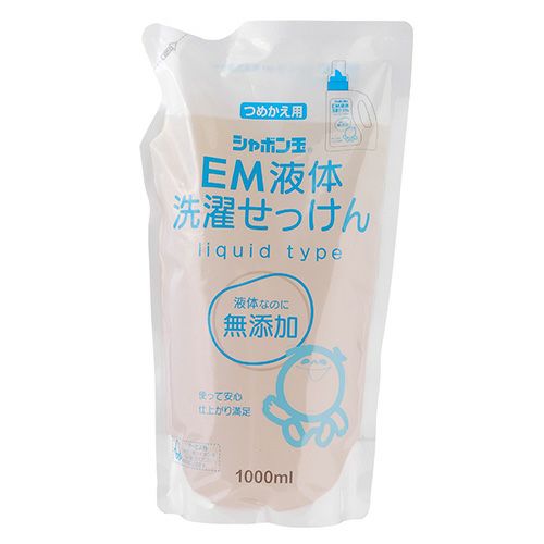 シャボン玉 ＥＭ液体洗濯せっけん・詰替 1000ml