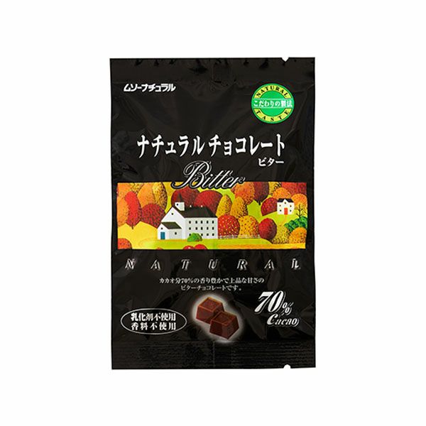 ムソーナチュラルチョコレート ビター 60g