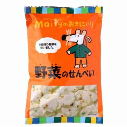 【まとめ買い 6袋セット】★メイシーちゃんのおきにいり★ 野菜のせんべい 48g（創健社：Q6）×6袋セット