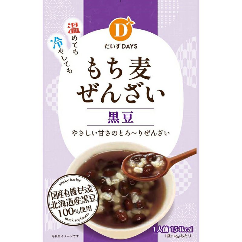  黒豆もち麦ぜんざい 140g